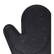 Luva Térmica De Silicone Com Tecido Preta